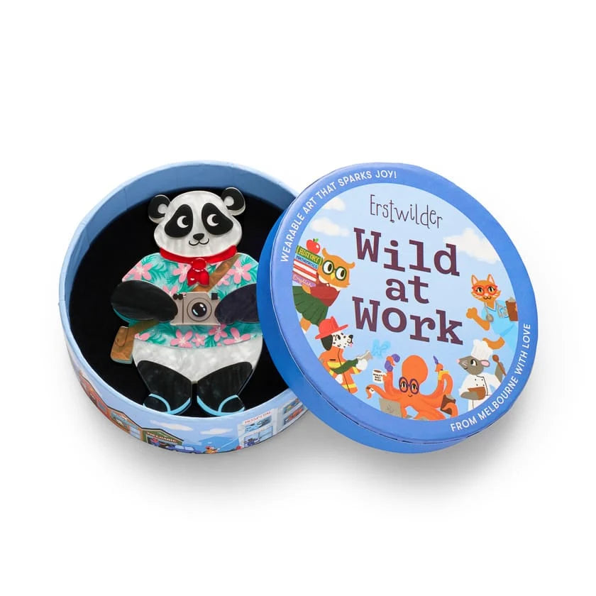 Erstwilder Wild at Work Brooch Flash Forrest
